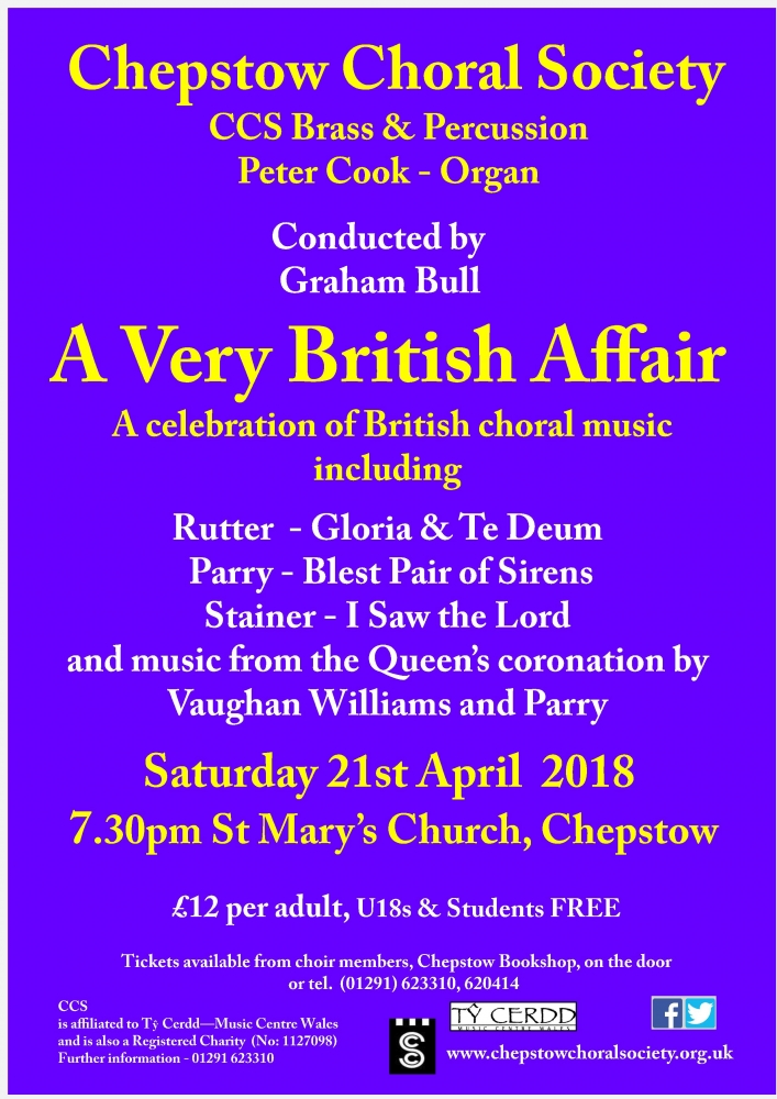 <br />
<b>Notice</b>:  Undefined offset: 3 in <b>/var/www/vhosts/chepstowchoralsociety.org.uk/httpdocs/includes/events.php</b> on line <b>56</b><br />
Spring Concert April 2018