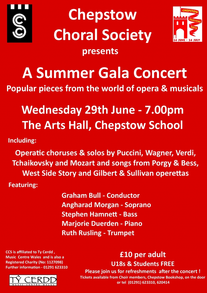 <br />
<b>Notice</b>:  Undefined offset: 3 in <b>/var/www/vhosts/chepstowchoralsociety.org.uk/httpdocs/includes/events.php</b> on line <b>56</b><br />
Summer Concert June 2106