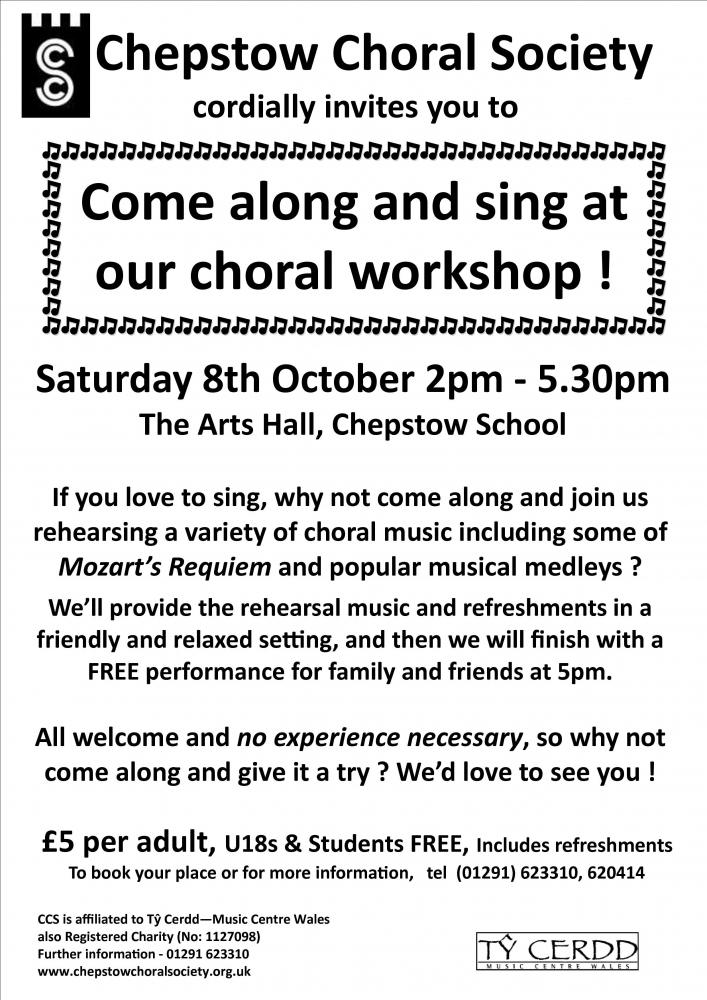 <br />
<b>Notice</b>:  Undefined offset: 3 in <b>/var/www/vhosts/chepstowchoralsociety.org.uk/httpdocs/includes/events.php</b> on line <b>56</b><br />
Choral Workshop October 2016