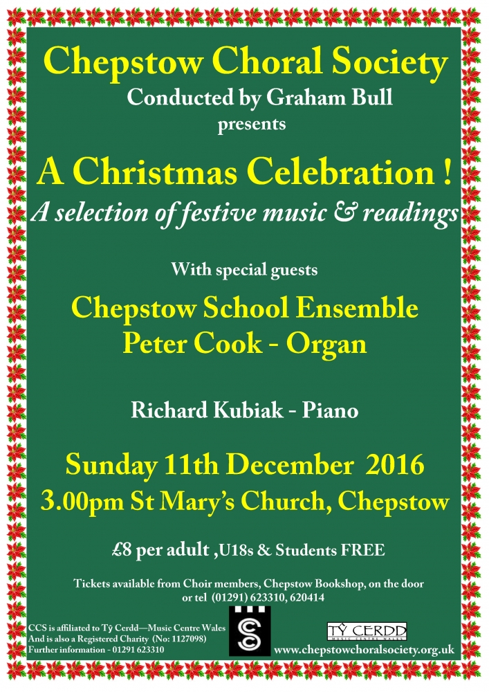 <br />
<b>Notice</b>:  Undefined offset: 3 in <b>/var/www/vhosts/chepstowchoralsociety.org.uk/httpdocs/includes/events.php</b> on line <b>56</b><br />
Christmas Concert Dec 2016