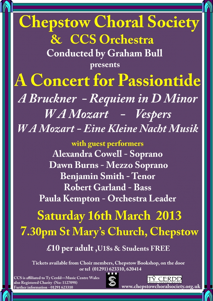 Passiontide Concert March 2013